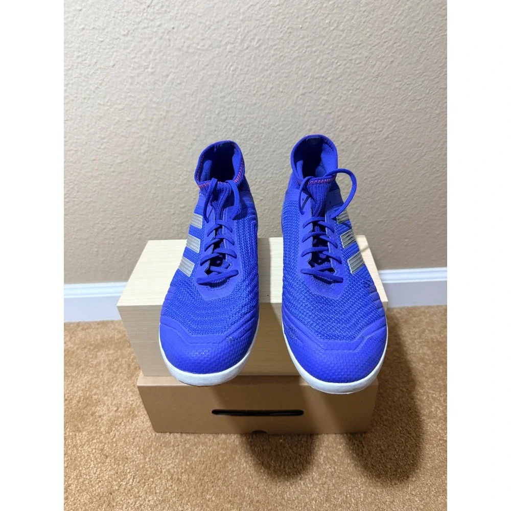 Adidas Predator 19.3 IN Indoor Soccer Shoes‎ Blue Silver Mens G25806